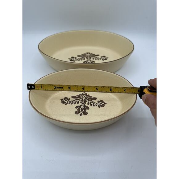 Pfaltzgraff Village Vintage 10" Oval Oven Serving Dish #241 & 240(set Of 2) - Picture 6 of 7